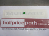 Ford Territory/Focus/Fiesta/Mondeo Genuine Titanium Decal New Part