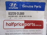 Hyundai I30 FD Genuine Right Hand Rear (Drivers) Weather Strip New Part