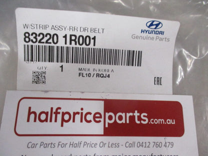 Hyundai Accent Genuine Right Hand Rear Outside Weatherstrip New Part