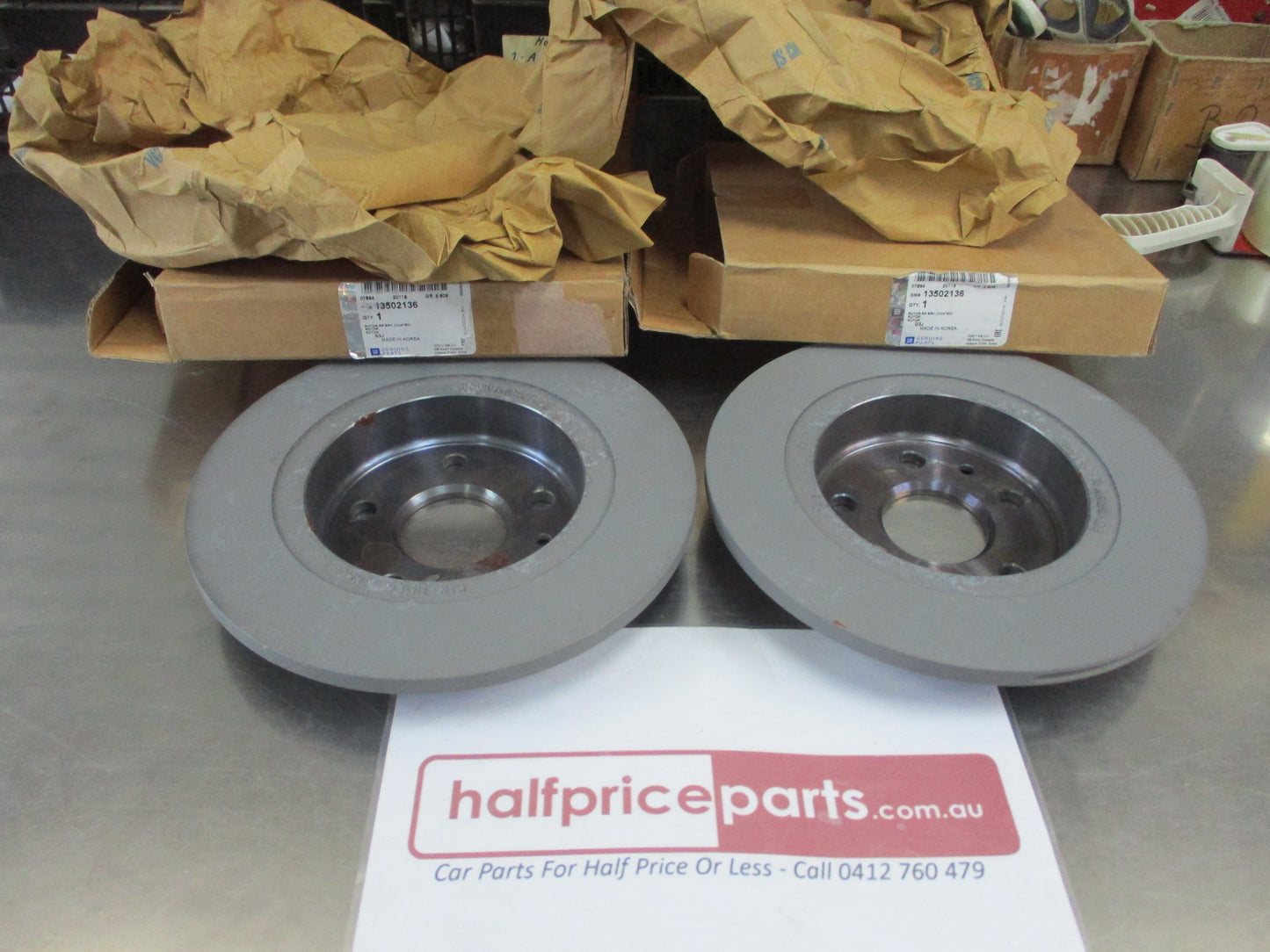 Holden Trax Genuine Rear Disc Rotors (Pair) New Part