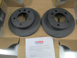 RDA Slotted And Dimpled Front Brake Rotors To Suit Mercedes-Benz Sprinter New Part