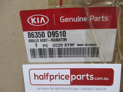Kia Sportage Genuine Front Radiator Grille (Black And Chrome) New Part