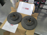 RDA Toyota Prius Front Slotted And Dimpled Rotors Pair New Part