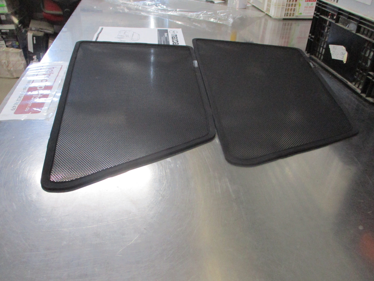 Mazda 3 BL Hatch Face Lift Genuine Rear Door Sun Shade Kit New Part