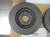 RDA Toyota Prius Front Slotted And Dimpled Rotors Pair New Part