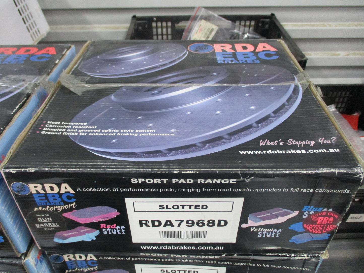 RDA Toyota Prius Front Slotted And Dimpled Rotors Pair New Part