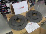 RDA Mazda Tribute / Ford Escape Rear Slotted & Dimpled Brake Rotors New Part