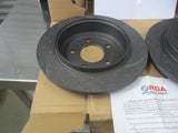 RDA Mazda Tribute / Ford Escape Rear Slotted & Dimpled Brake Rotors New Part