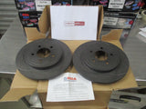 RDA Mazda Tribute / Ford Escape Rear Slotted & Dimpled Brake Rotors New Part