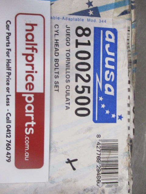 Ajusa Cylinder Head Bolt Kit Suits Ford/Mazda/Kia/Suzuki New Part