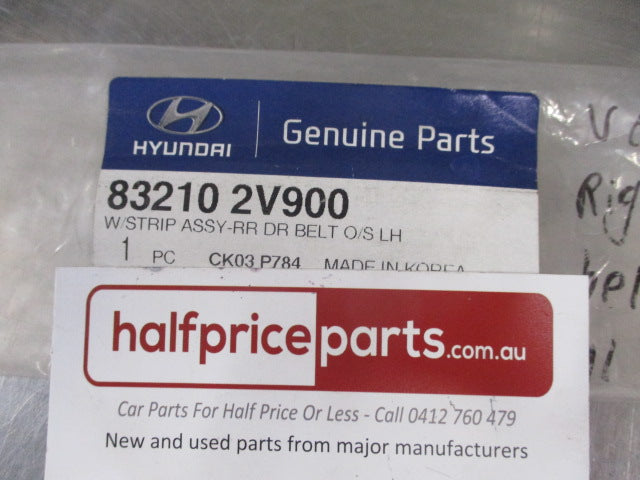 Hyundai Veloster Genuine Left Hand Rear Belt Moulding New Part