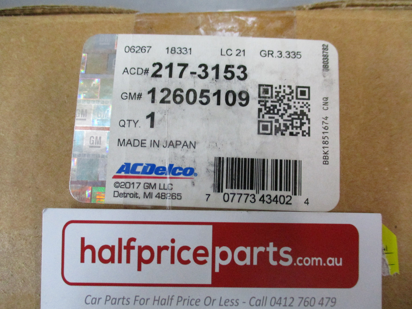 Holden/GM LS Genuine 90mm Drive By Wire Throttle Body New Part