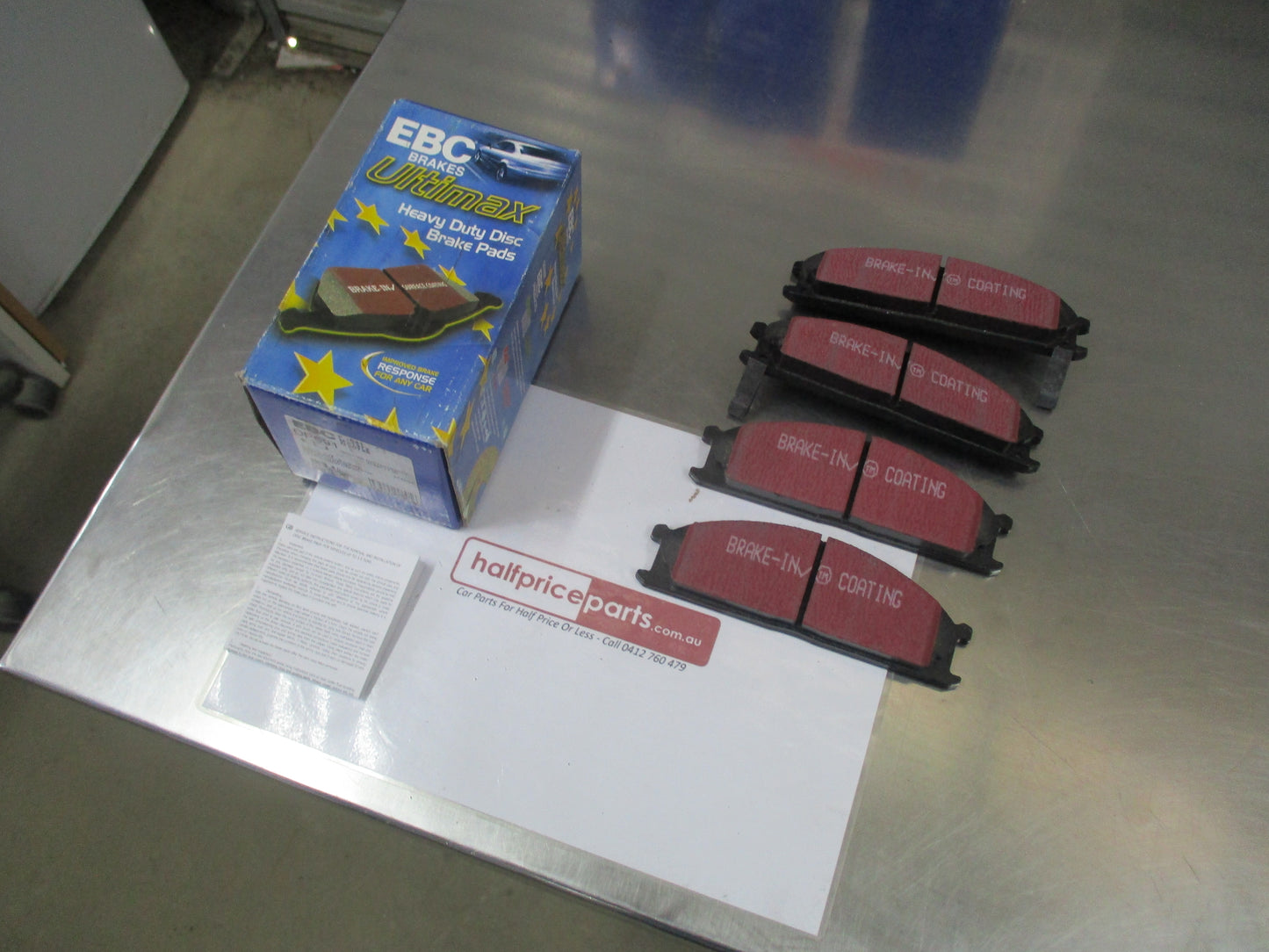 EBC Ultimax Front Brake Pads Suits Nissan Navara / Subaru SVX New Part