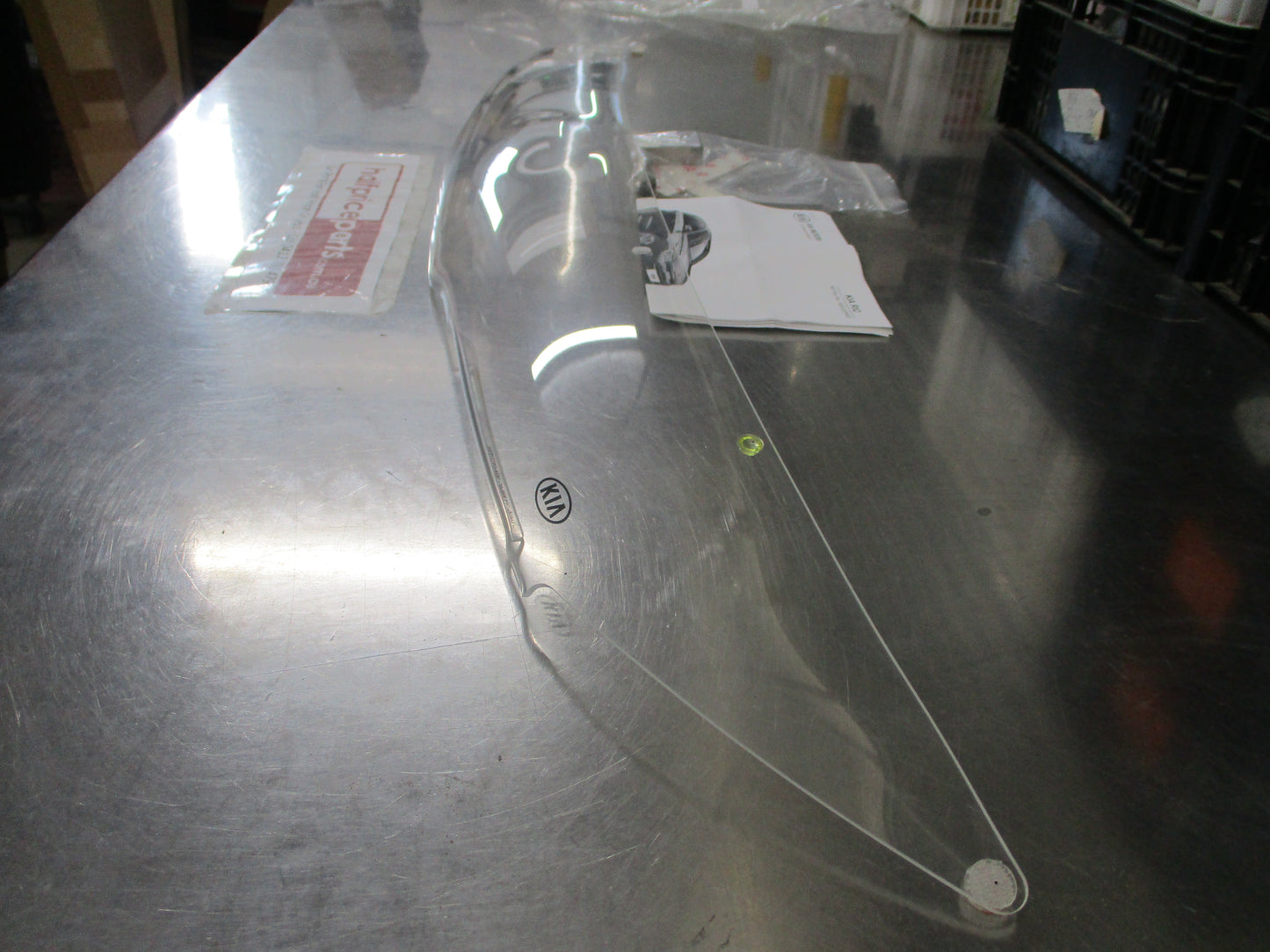Kia Rio Genuine Clear Bonnet Protector With Fitting Kit New Part