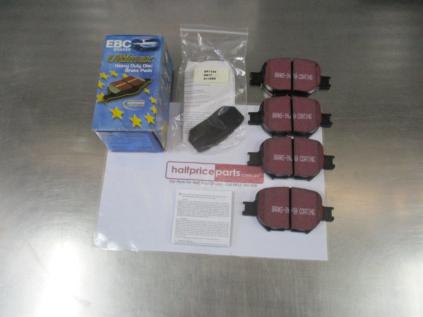 EBC Ultimax Front Brake Pads To Suit Toyota Celica / Corolla / Altezza New Part