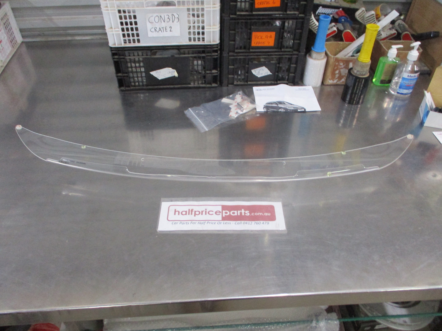 Kia Rio Genuine Clear Bonnet Protector With Fitting Kit New Part