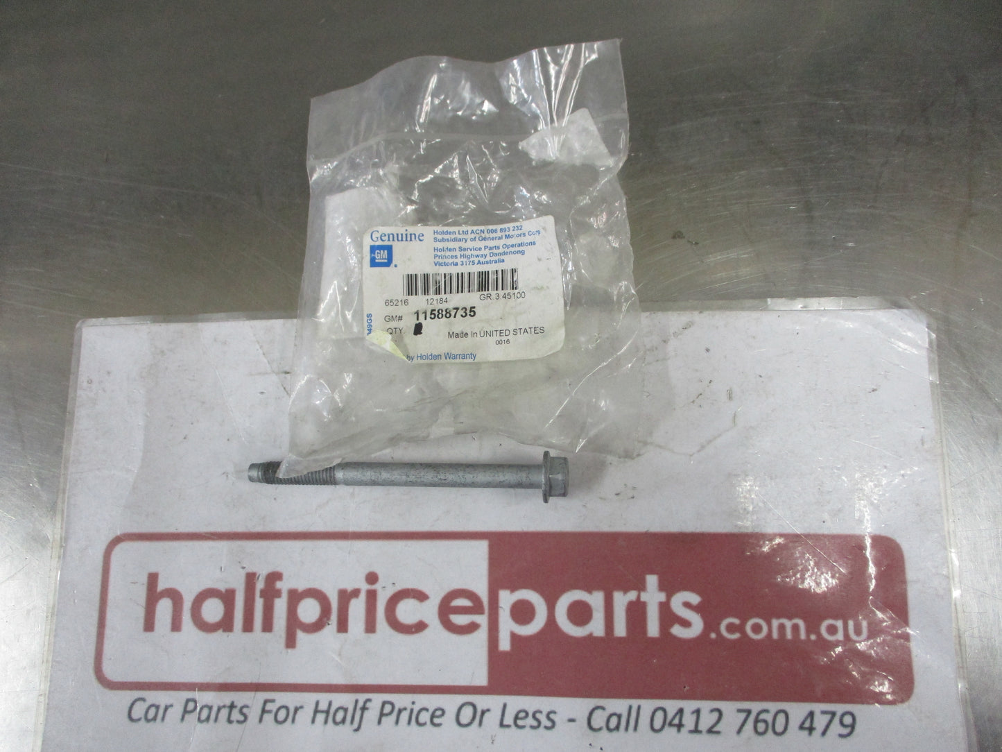 Holden Trax/Malibu/Equinox/Captiva/Camaro Genuine Alternator Lower Bolt New Part
