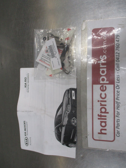 Kia Rio Genuine Clear Bonnet Protector Kit With Fitting Kit New Part