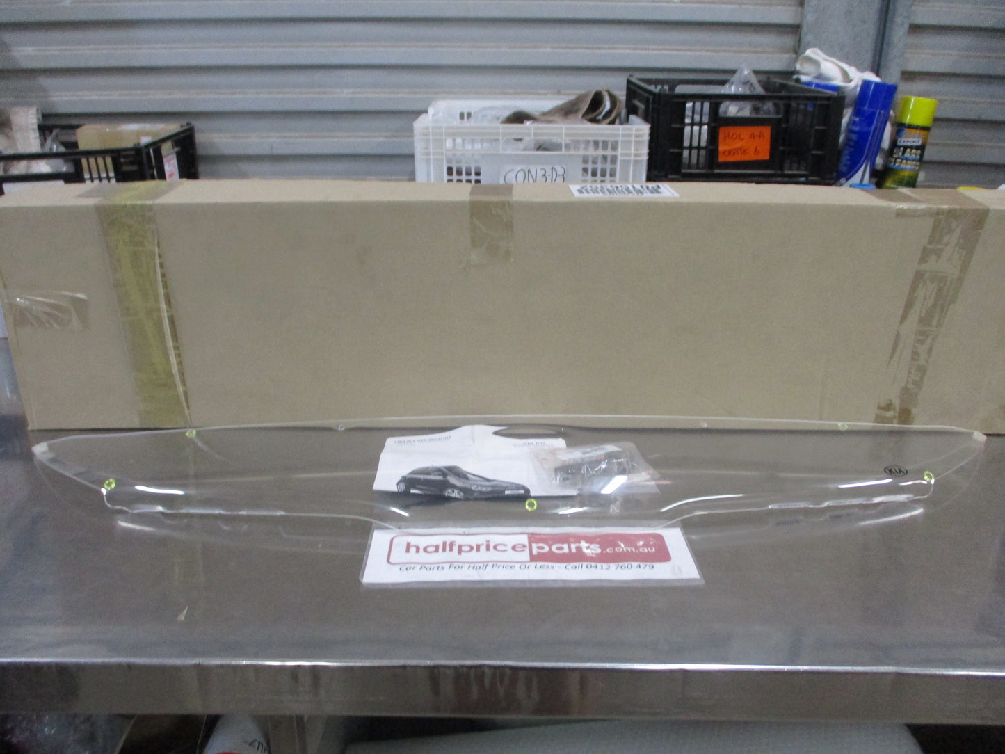 Kia Rio Genuine Clear Bonnet Protector Kit With Fitting Kit New Part