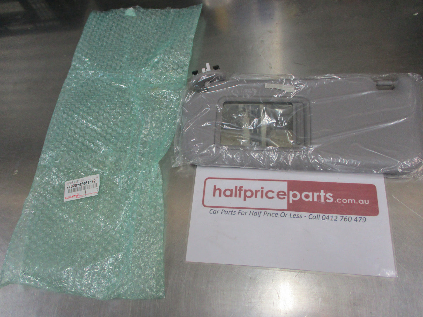 Toyota Rav4 Genuine Passenger Side Sun Visor With Mirror New Part