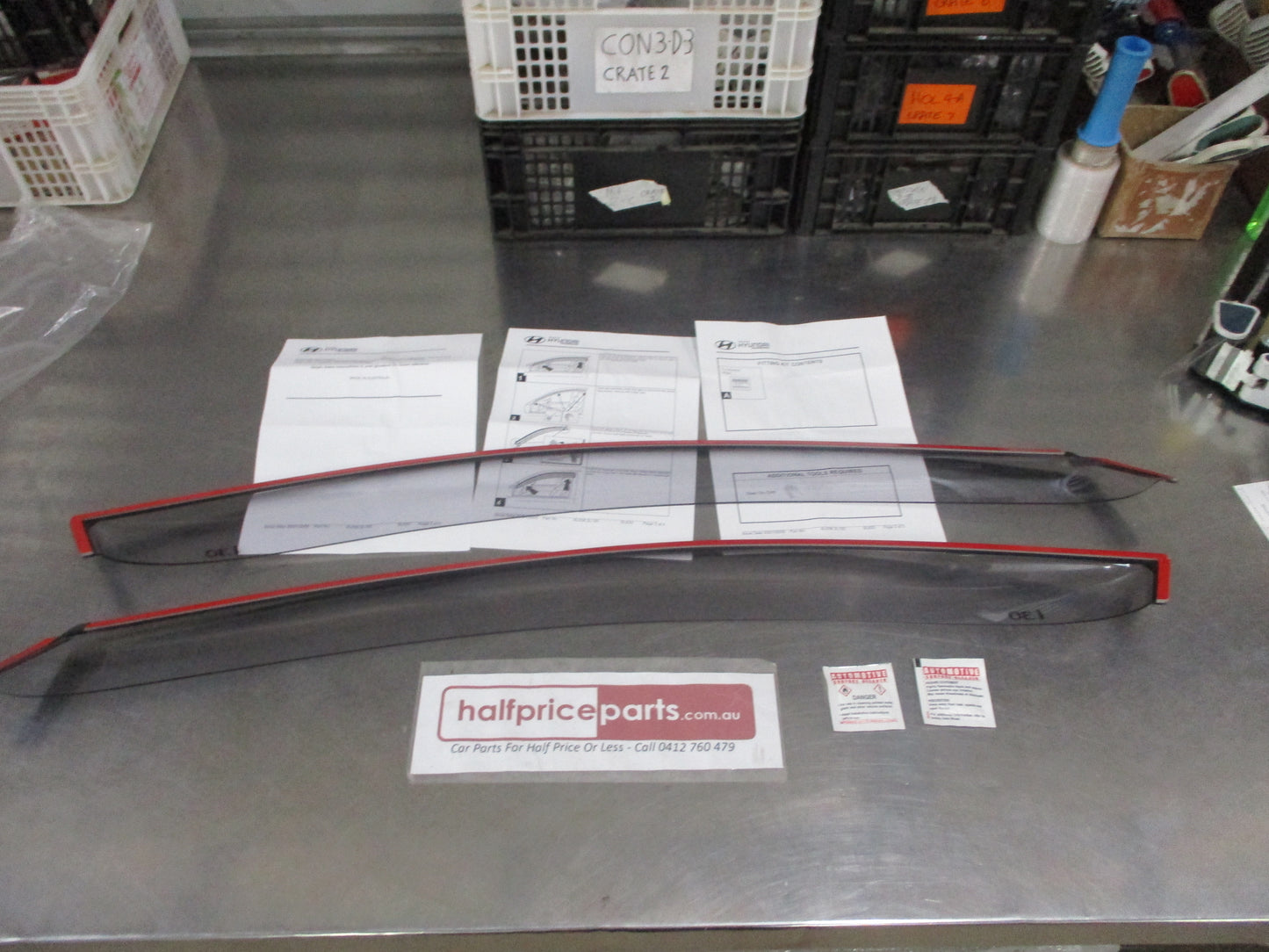 Hyundai i30 Wagon Genuine Front Pair Weathershields New Part