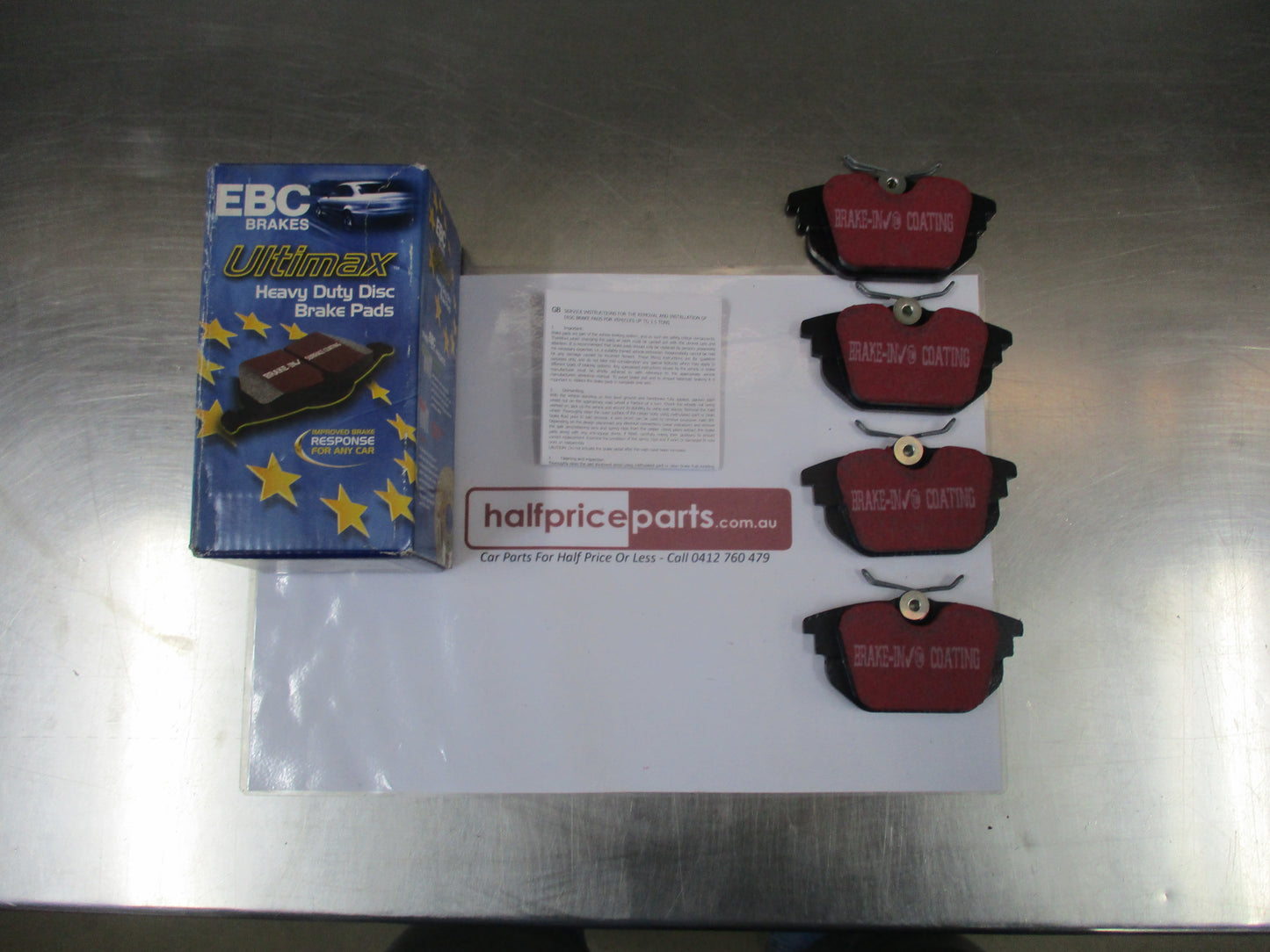 EBC Ultimax Rear Brake Pads To Suit Alfa Romeo / Fiat / Lancia New Part