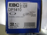 EBC Ultimax Rear Brake Pads To Suit Holden Barina C/Holden Tigra New Part