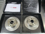 RDA Rear Brake Rotor Pair To Suit Holden Gemini Import New Part