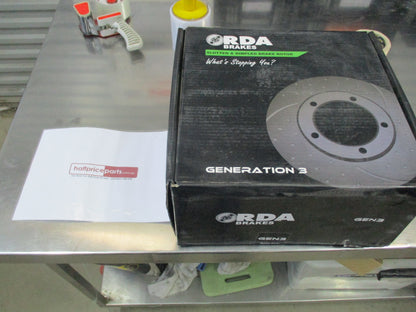 RDA Rear Slotted & Dimples Rotor Pair Suits Jeep Cherokee New Part