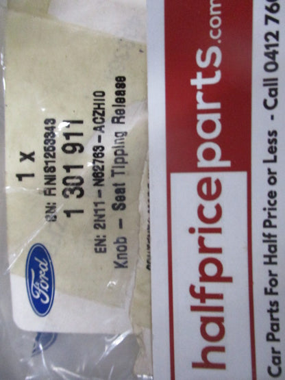 Ford Fiesta Genuine Front Left Hand Seat Tipping Release Handle (Passenger) New Part
