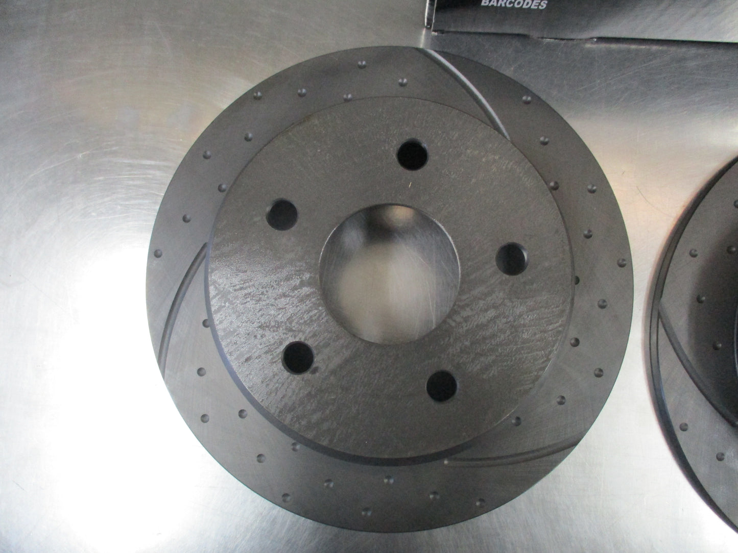 RDA Rear Slotted & Dimples Rotor Pair Suits Jeep Cherokee New Part