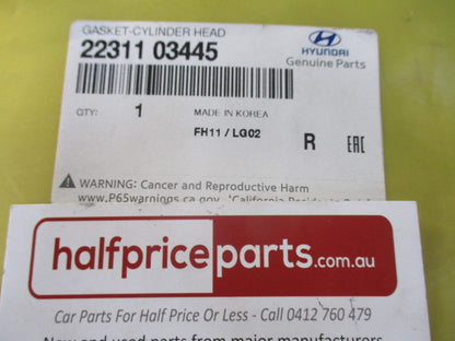 Hyundai Accent Genuine Cylinder Head Gasket New Part