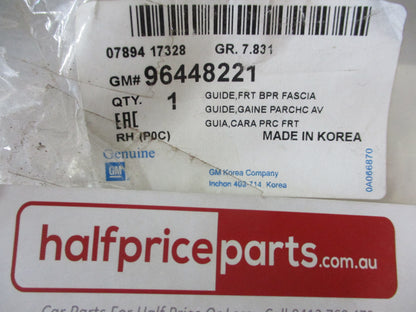 Holden Captiva Genuine Drivers Side Front Bumper Facia New Part