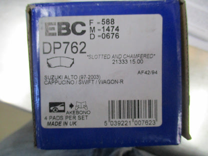 EBC Ultimax Front Brake Pads To Suit Suzuki Cappucino / Swift / Alto New Part