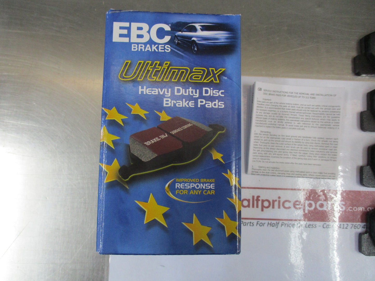 EBC Ultimax Front Brake Pad Set To Suit Toyota Camry & Holden Apollo New Part