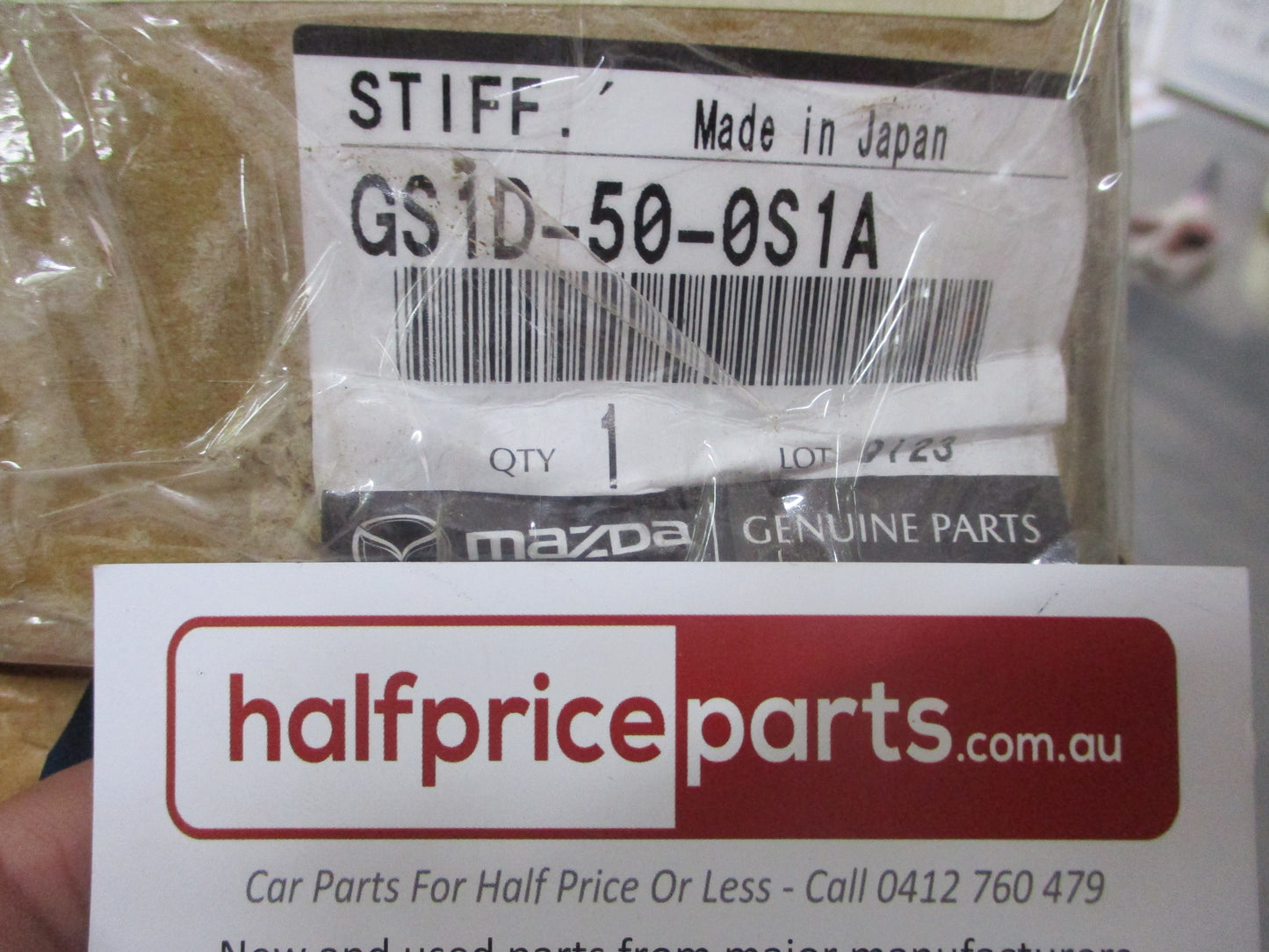 Mazda 6 GH Genuine Lower Front Bumper Reinforcing Plate New Part
