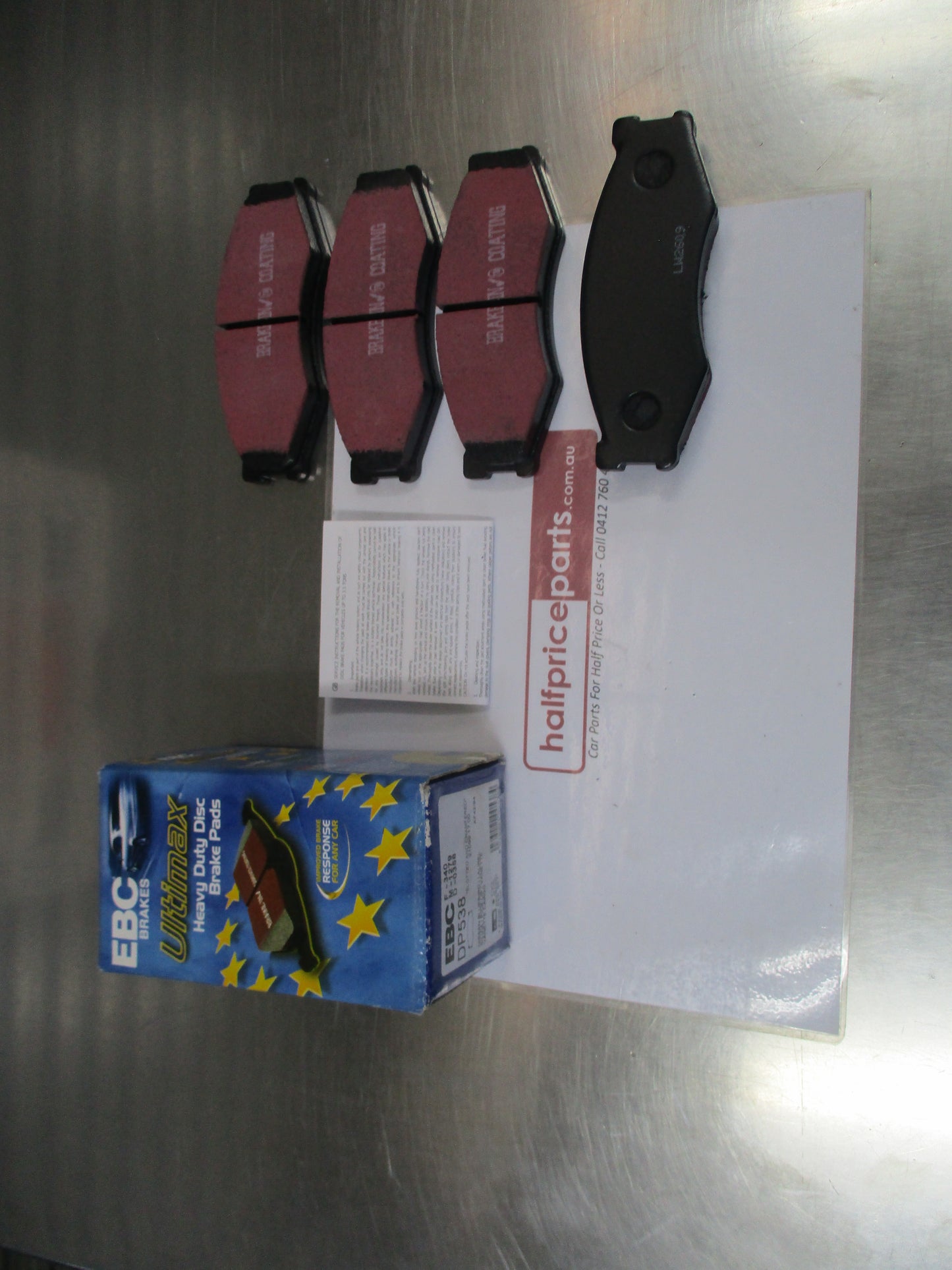 EBC Ultimax Front Brake Pads To Suit Nissan 300 ZX 3.0 Z31 AUS/NZ New Part