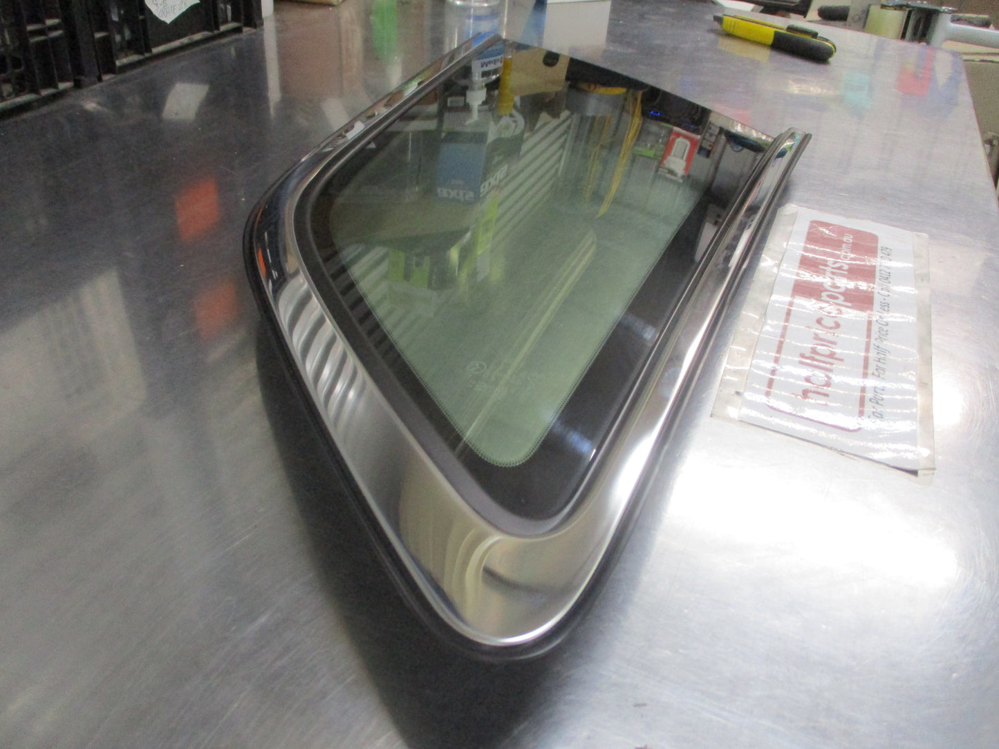 Mazda CX-7 Genuine Right Hand Quarter Glass With Chrome Trim New Part