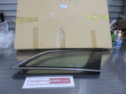 Mazda CX-7 Genuine Right Hand Quarter Glass With Chrome Trim New Part