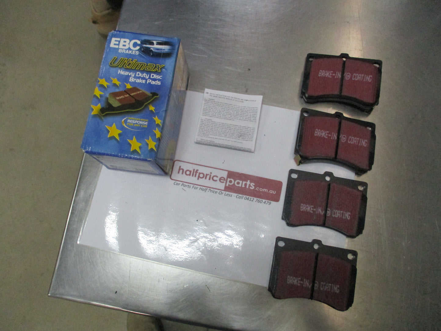 EBC Ultimax Front Brake Pads To Suit Mazda 323 & MX3 New Part