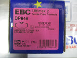 EBC Ultimax 2 Noise Free Formula Rear Pad Set To Suit Mercedes C Class / SLK / E Class / SL Class New Part