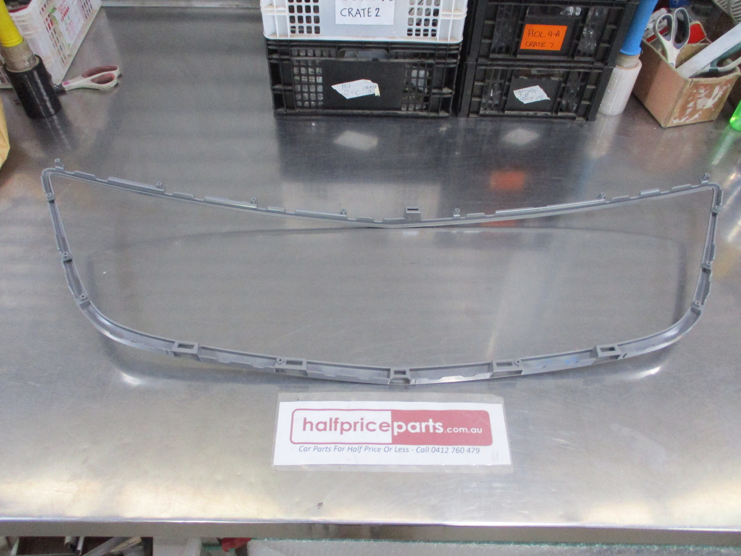 Mazda CX-7 Genuine Front Lower Chrome Grille Garnish With Fog Lights New Part