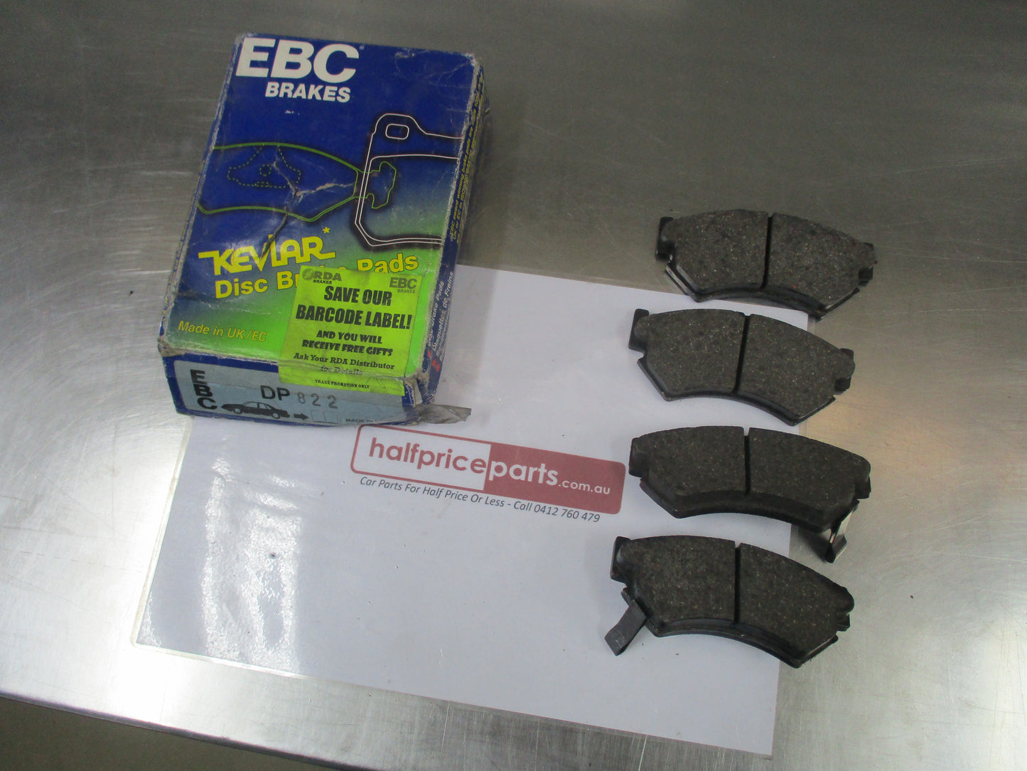 EBC Front Brake Pad Set To Suit Subaru Justy New Part