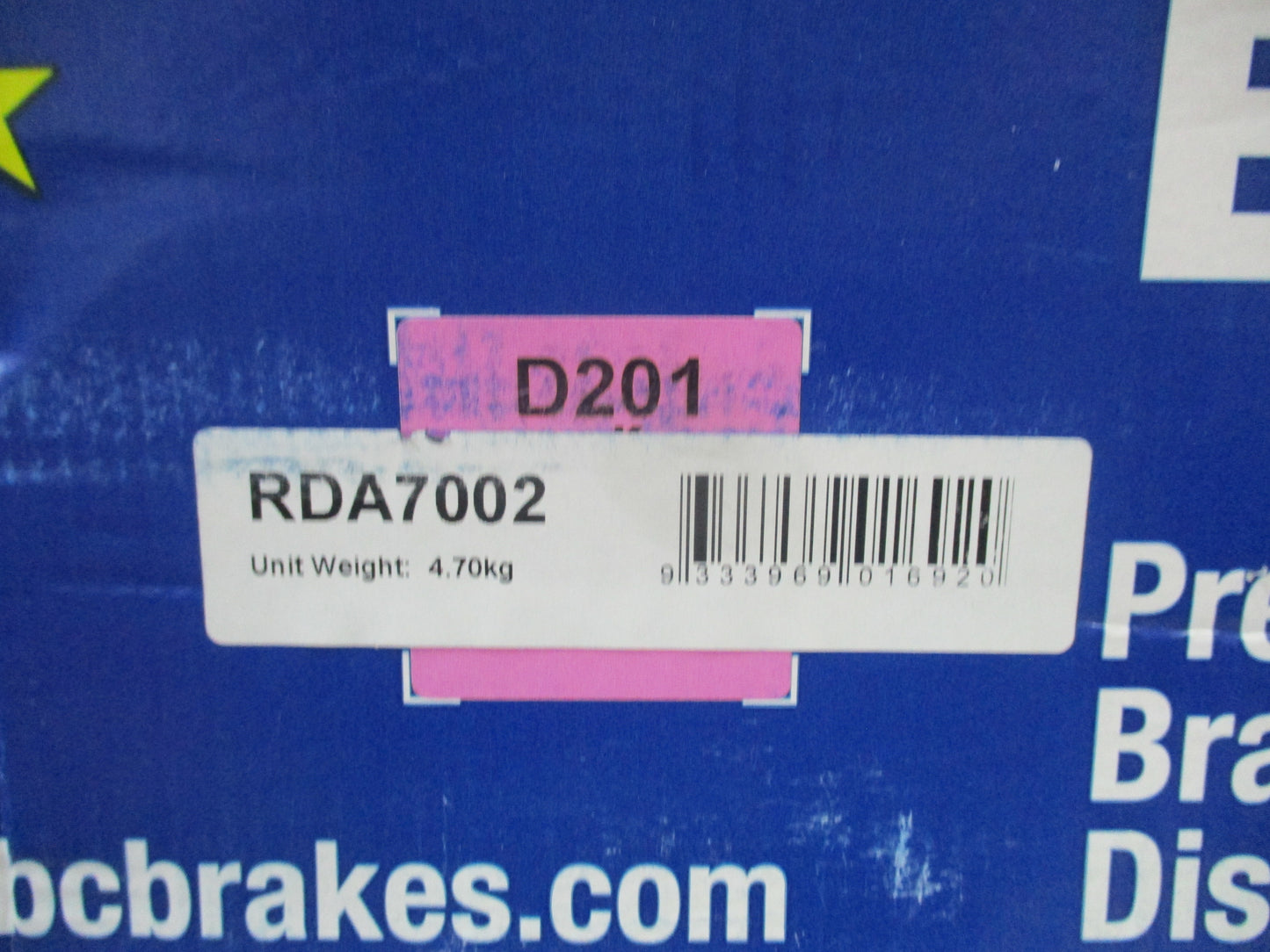 EBC Front Brake Disc Rotors To Suit Nissan Tiida / Cube / Wingroad New Part