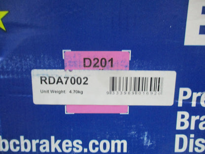 EBC Front Brake Disc Rotors To Suit Nissan Tiida / Cube / Wingroad New Part
