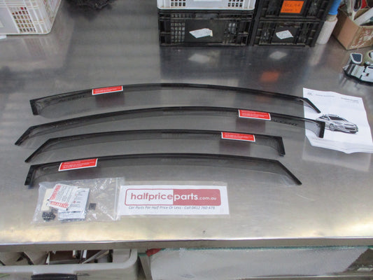 Hyundai Accent RB Sedan Genuine Slim Line Tinted Weather Shields New Part