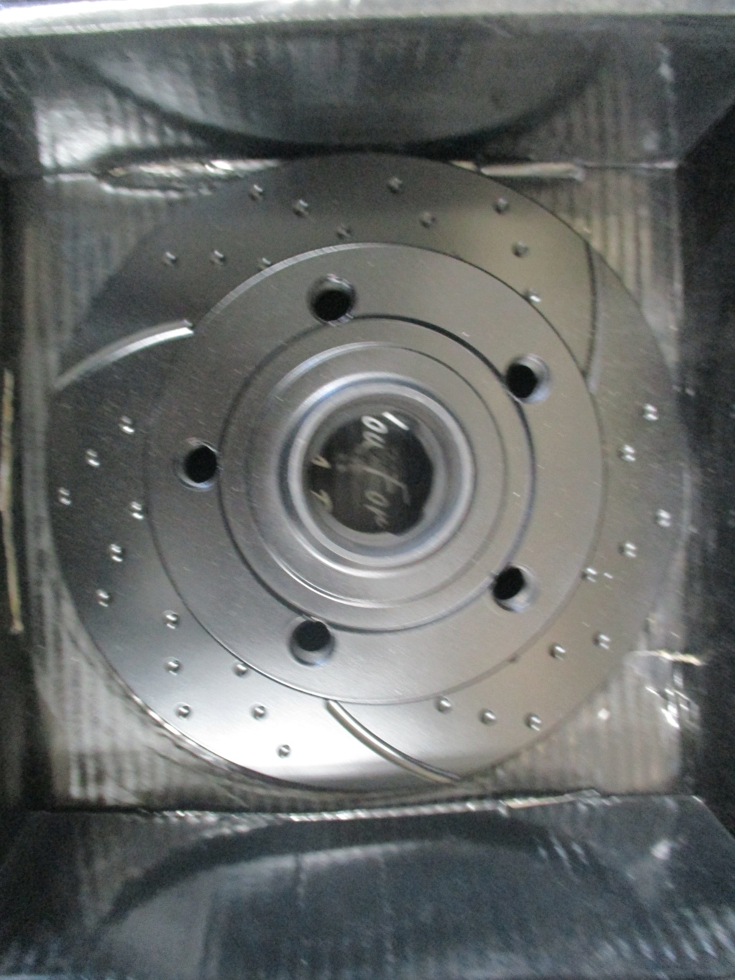 RDA Rear Slotted / Dimpled Brake Rotor Pair Suits Audi A4 New Part