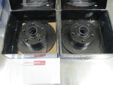 RDA Rear Slotted / Dimpled Brake Rotor Pair Suits Audi A4 New Part