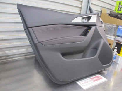 Mazda 3 Genuine Left Hand Front Door Trim (Leather) New Part