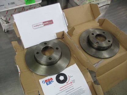RDA Standard Front Brake Rotors Pair To Suit Audi 1005E New Part